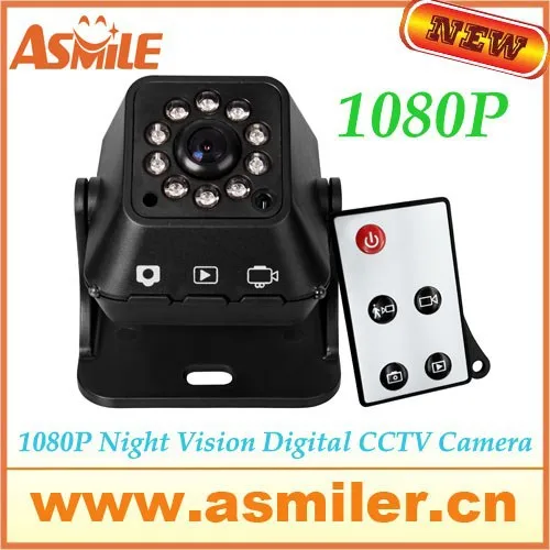 

HOT Night Vision Digital CCTV Camera HD 1080P Portable Surveillance Camera +Wireless remote control (VM-226A) Free shipping