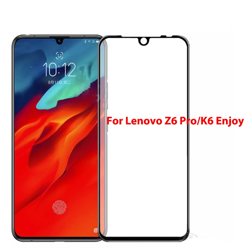 Закаленное стекло с полным покрытием для Lenovo Z6 Pro L78051 защитная пленка экрана