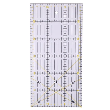 

1 Pc 30 * 15 Cm Patchwork Ruler Quilting Tools High Grade Acrylic Material Transparent Ruler Scale School Supplie(AC-30.AC-30B)