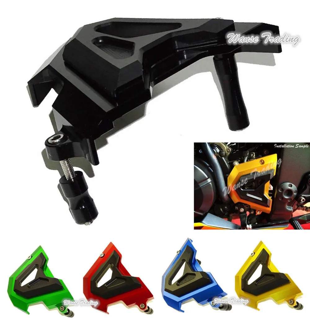 Aluminum Front Sprocket Chain Guard Cover Left Side Engine For Kawasaki Ninja 250 300 EX250 EX300