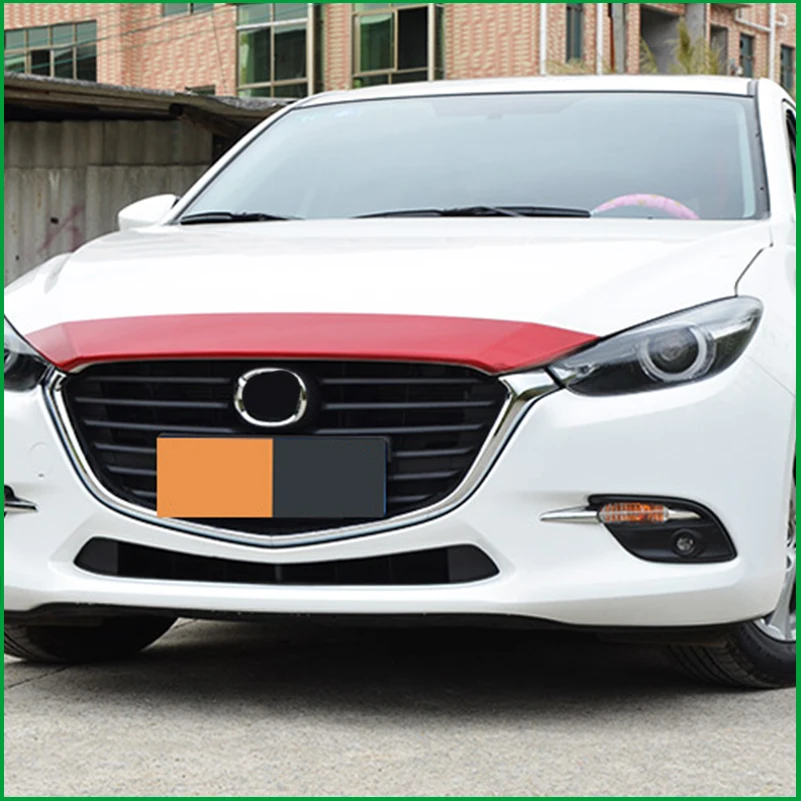 Стайлинг автомобиля накладка на голову Накладка для Mazda 3 Axela M3 2017 передняя