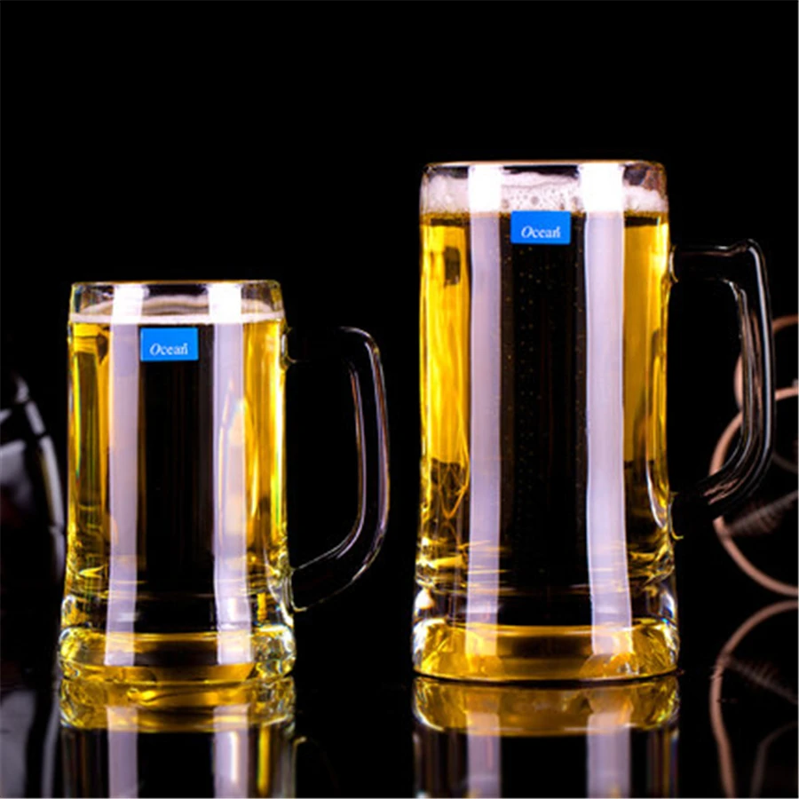 Image Thicker Creative German Beer Glass Water Personalized Glasses Whiskey Mugs Xicara Home Transparent Juice Cup Tea Office QQB963