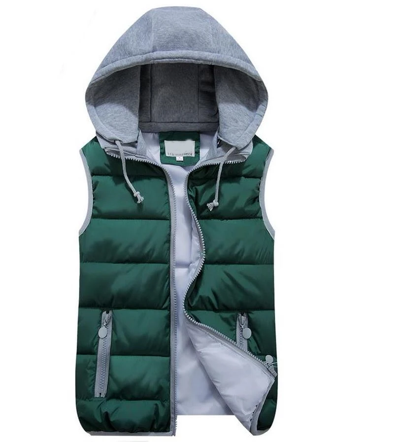 Gilet/новые зимние жилеты с отложным воротником для молодых девушек пуховый жакет
