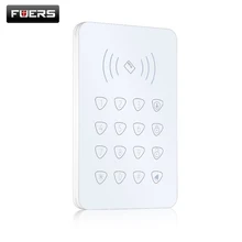 Wireless RFID Touch Keyboard For GSM Wifi Home House Alarm System Security System 433MHz White with