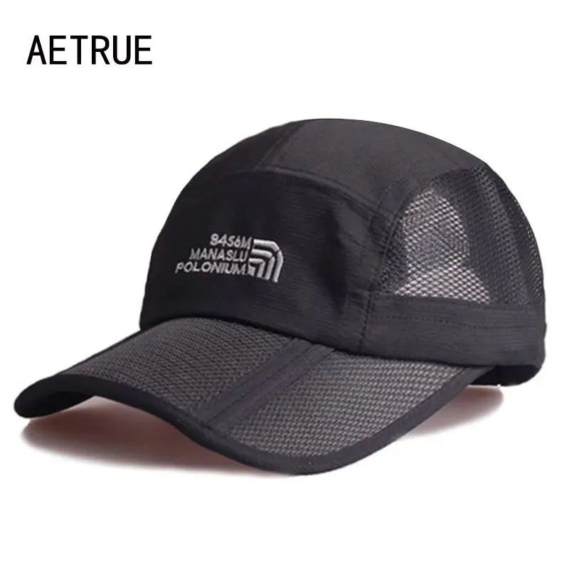 

AETRUE Fashion Summer Men Baseball Cap Women Snapback Embroidery Mesh Cap Hats For Men Gorras Hombre Casual Cap Dad Baseball Hat