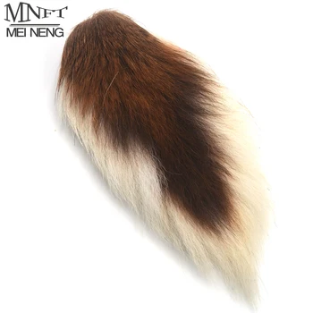 

MNFT Free Shipping 1 Piece Natural Color Brown Deer Tail Hair for Fly Tying Material DIY Hack Elk Bucktails Fly Fishing