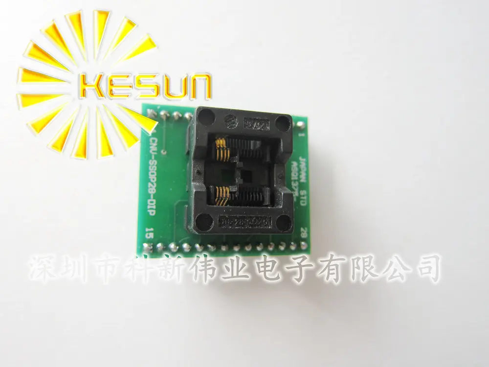 

SSOP8 TSSOP8 TURN DIP28 IC Socket Connector Programmer adapter Socket Connector 170MIL