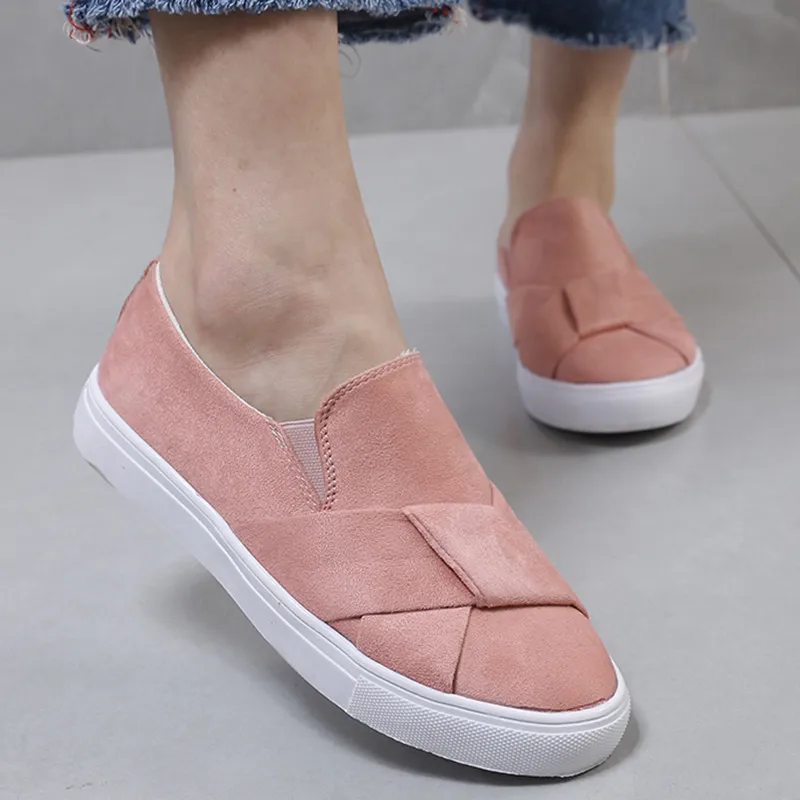 

Women Canvas Sneakers Vulcanized Shoes Platform Leopard Flats Heel Black Casual Espadrilles Ladies Loafers Zapatos Mujer DYKJ