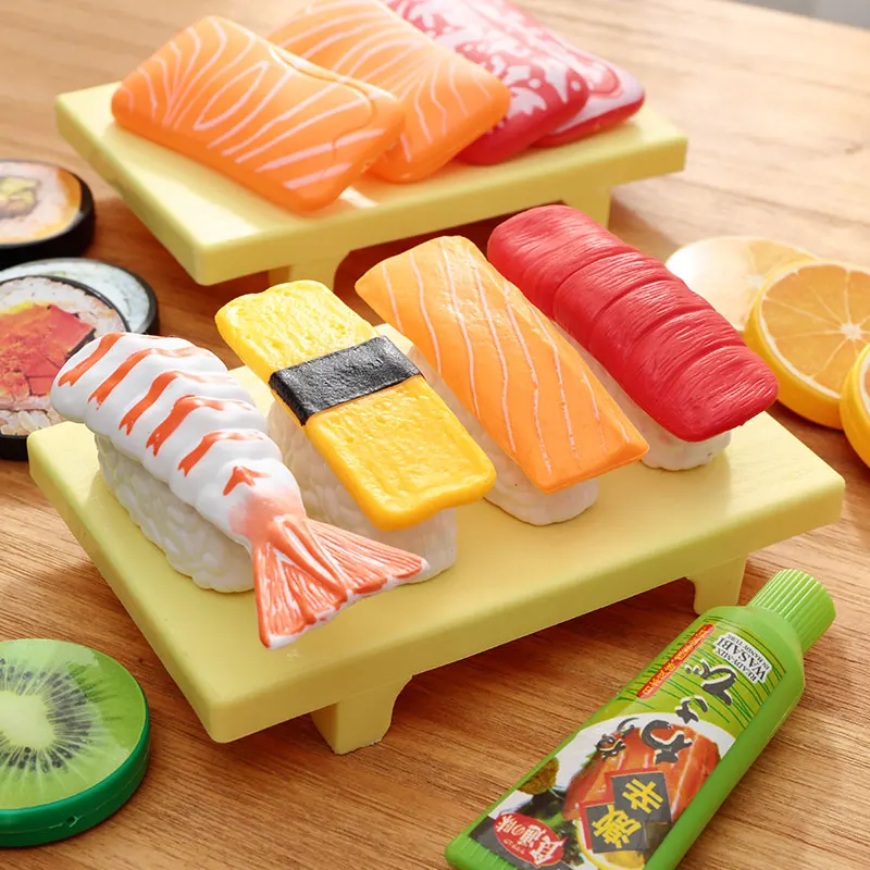 Миниатюрный Игровой Набор для ролевых игр, кухонный набор для моделирования японской еды, игрушечные суши, набор пластиковых кухонь, забавные вечерние детские игры