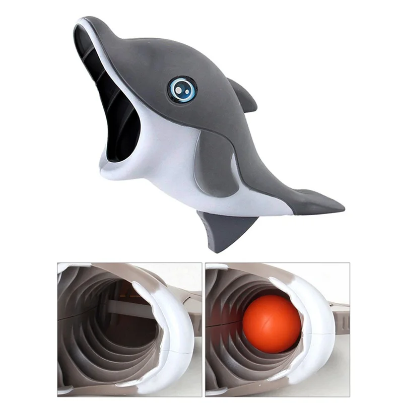 1 компл. Дельфин моделирование катапульта Запуск прикладом игрушки прыгающий мяч для детей запуск и ловить мяч игрушка