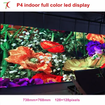 

768*768mm P4 indoor smd2121 black lamps led bill board