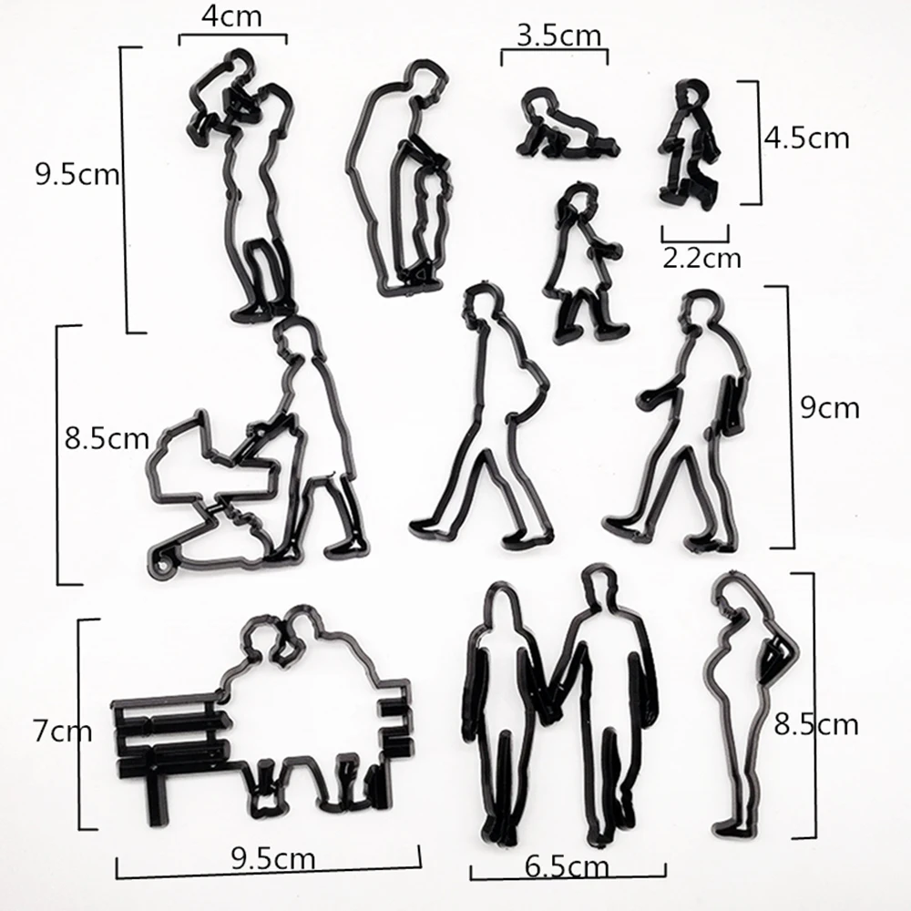 Фитнес человек ходьба дизайн печенье с помадкой резак формы украшения торта дома выпечки DIY День рождения посуда торт инструмент