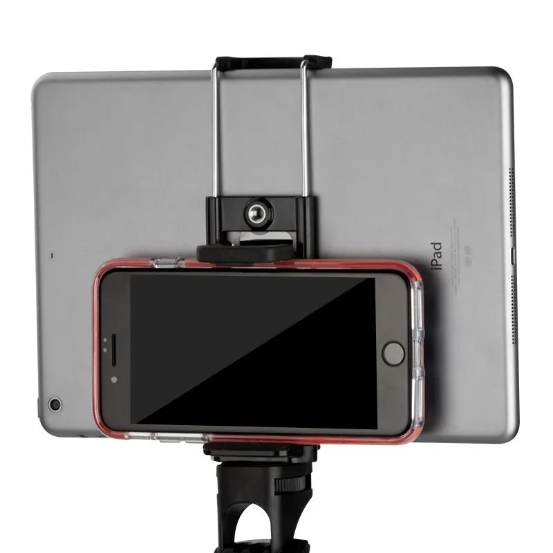 Portefeuille-2-in-1-Universal-Tablet-Cell-Phone-Clip-Tripod-Holder-For-iPad-pro-air-iPhone-8-8plus-7-6-Samsung-Tab-Tripe-Adapter (3)