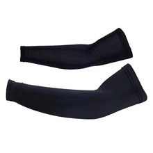 1 шт. рукав лед ткань Лето Защита от ультрафиолета Бег Баскетбол Волейбол Велоспорт Солнцезащитный крем пот дышащий Фиксатор руки