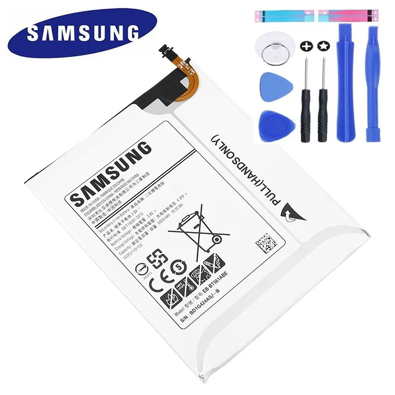 

SAMSUNG Original Tablet Battery EB-BT561ABE For Samsung GALAXY Tab E T560 T561 SM-T560 Authentic Replacement Battery 5000mAh