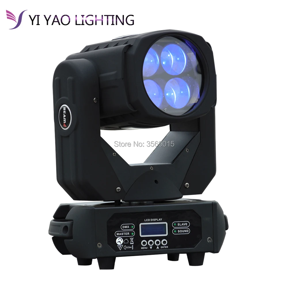 

Led 4X25W Super Beam Lighting Moving Head Light dmx stage Effect Light for DJ Disco Party Lighting