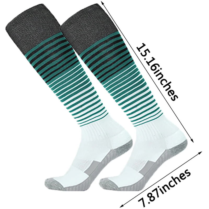 Высококачественные хлопковые и резиновые носки, футбольные носки для мужчин и женщин, велосипедные носки, Нескользящие дышащие мужские летние носки для бега
