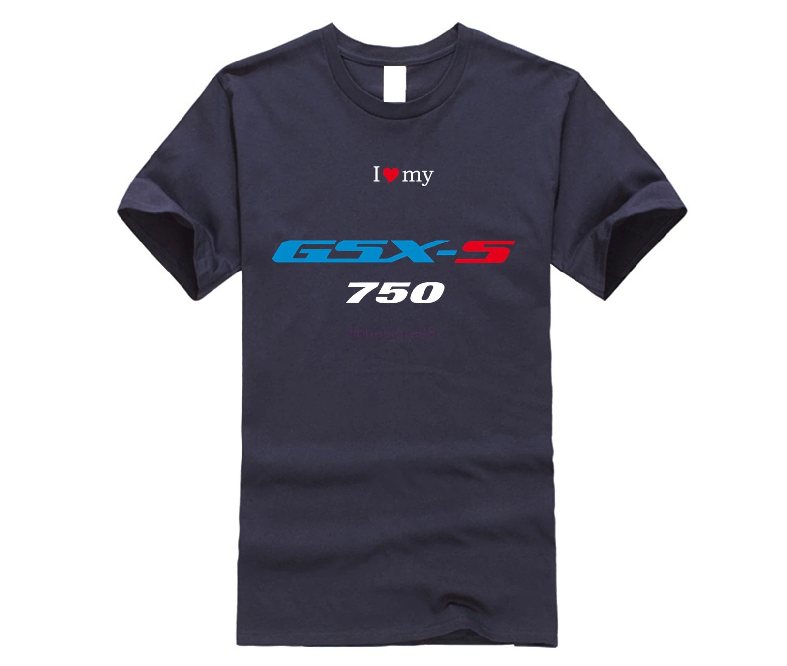 Tee shirt personnalise 1000 GSXR S M L XL XXL homme col rond moto GSX-R