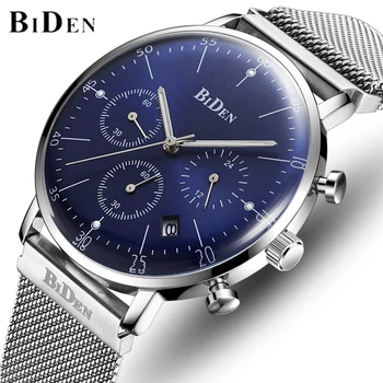 

BIDEN Top Brand Men's Analog Quartz Watches Men Fashion Luxury Business Watch Multifunction Waterproof Clock Relogio Masculino