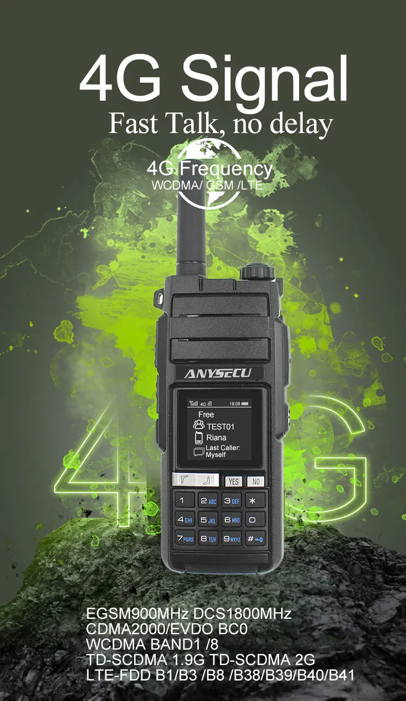 4G LTE Android Walkie Talkie 4G-HD700 сетевой телефон Радио прочное переговорное устройство смартфон Настоящее PTT радио