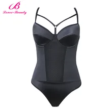 Lover Beauty mujeres Shapewear comodidad cuerpo Briefer firme Control Tanga Bodysuit ropa interior cuerpo completo Shaper-A(China)