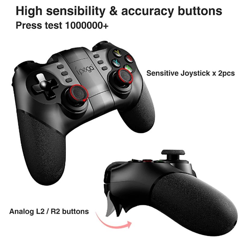 IPega 9076 беспроводной геймпад Bluetooth с 2 4G HIDEWAY ручка для PS3 Android/iOS/Windows игровой