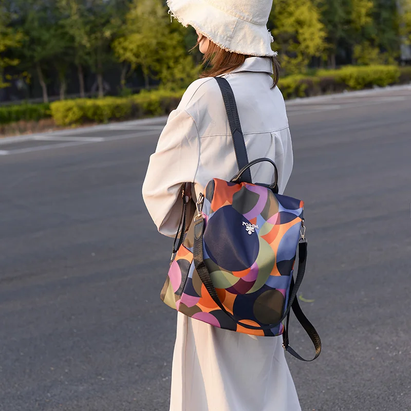Модные противоугонные женские рюкзаки известного бренда высокого качества водонепроницаемый женский рюкзак Oxford Дамский рюкзак большой емкости