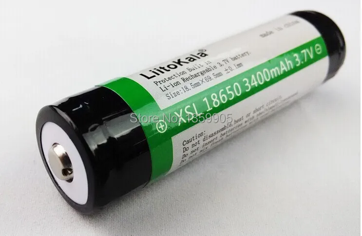 2 шт. /Лот Новый Liitokala 100% оригинальный 18650 3 7 V 3400mAh литий ионный аккумулятор