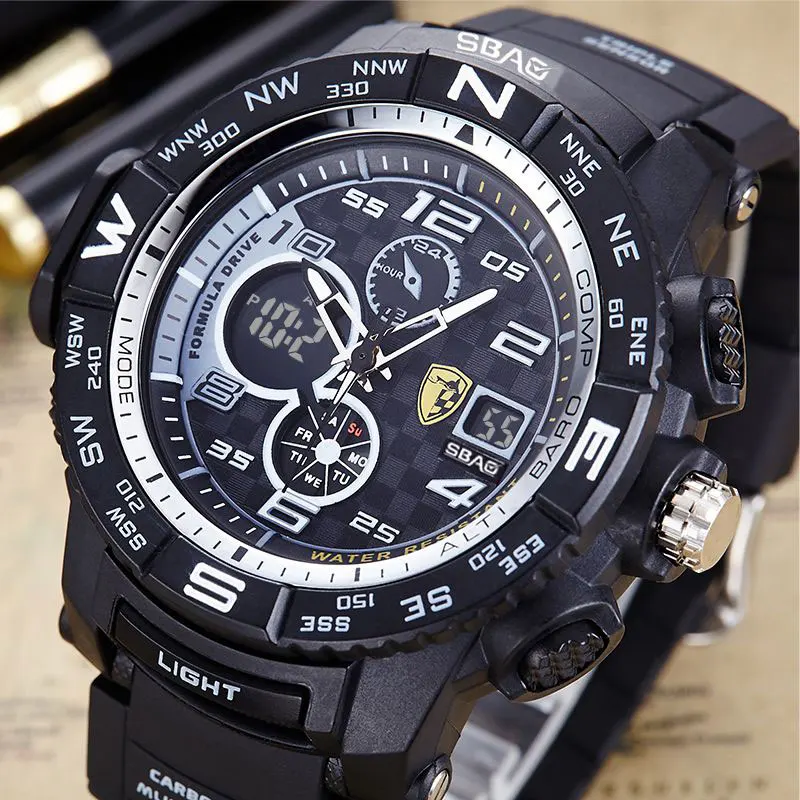 Fashion Sport Watch Men Top Brand Luxury Famous Electronic LED Digital 