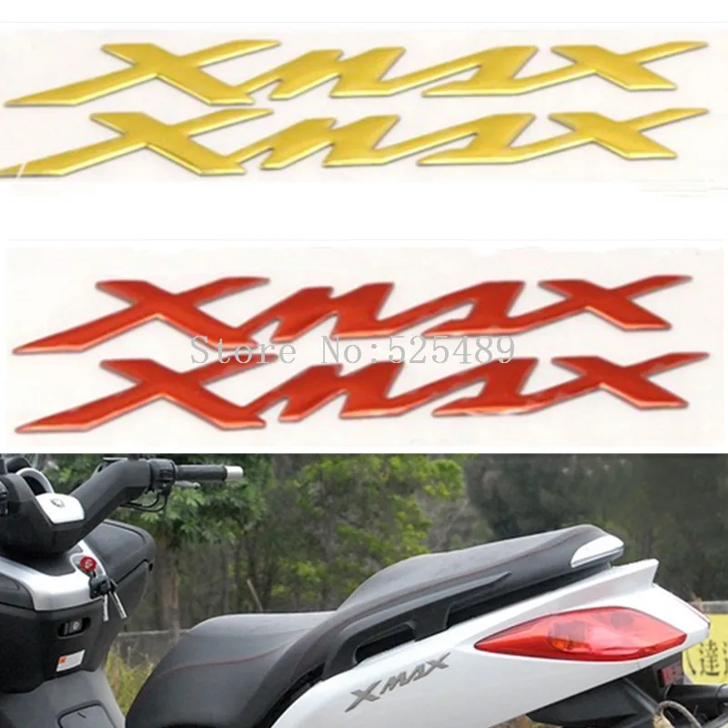 400 rr  motorcycle decals graphics stickers red,silver chrome and black 2pcs