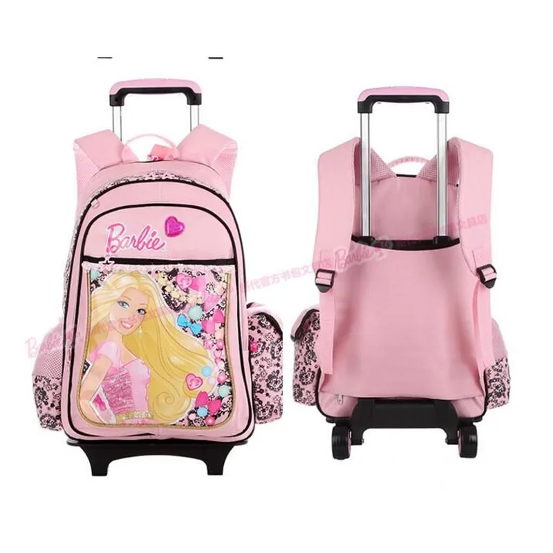 barbie rolling backpack
