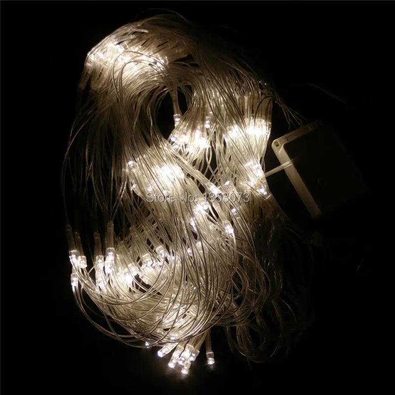 LED light string outdoor net lights LED garland wedding - warm white 2