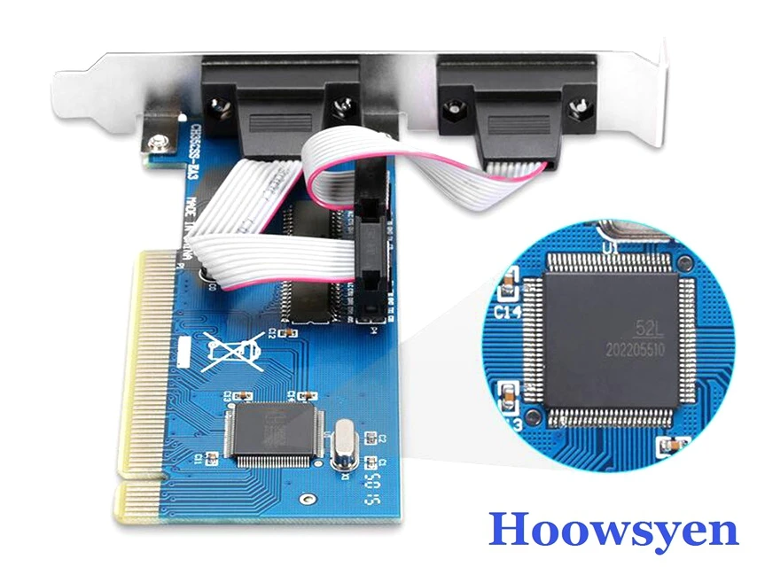 Riser mining lines Expansion card DTECH PCI serial card, serial port 2