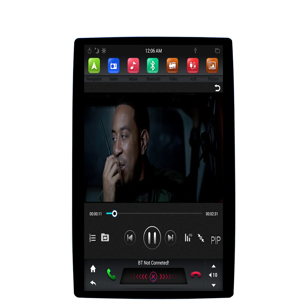 Flash Deal 2 din 12.8inch tesla style vertical screen Android 8.1 Car GPS dvd Navigation For Suzuki Grand Vitara 2005-2017 Multimedia 4