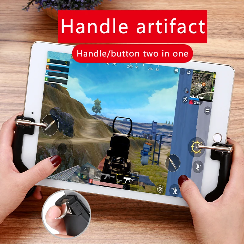  Mobile Control For Ipad Tablet Cell Phone Gamepad Trigger Fire Button Shooter Controller Joystick F