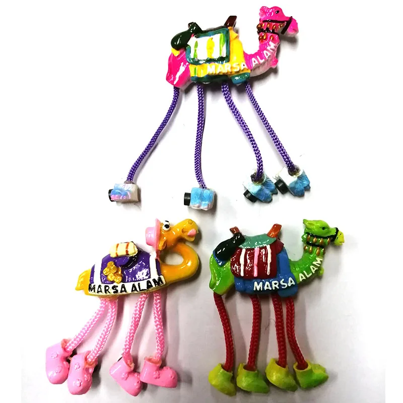 

Marsa Alam camel design fridge magnets creative cartoon souvenir refrigerators magnetic DIY home decor decoration accessories