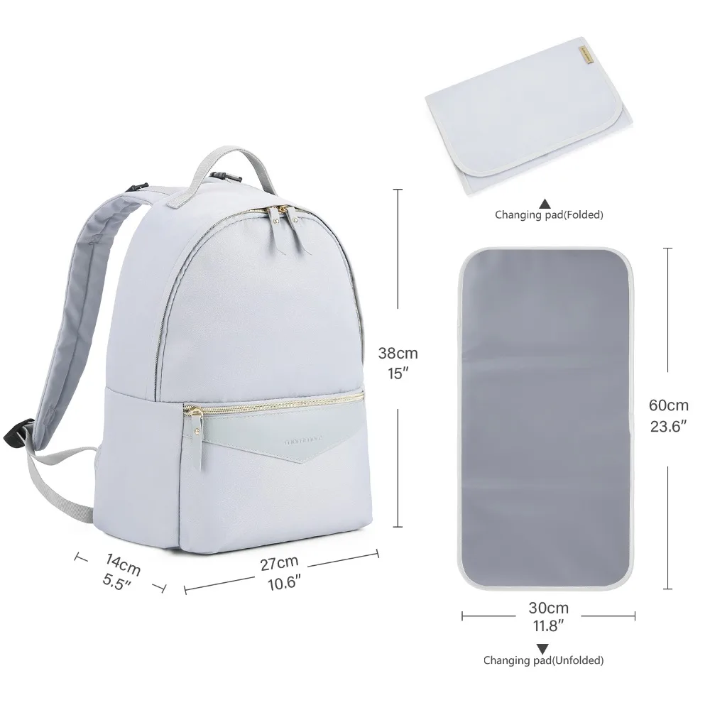 Mommore модный рюкзак для подгузников, водонепроницаемая дорожная сумка для подгузников с пеленальной подушечкой, сумка для подгузников для беременных, сумка для ухода за ребенком