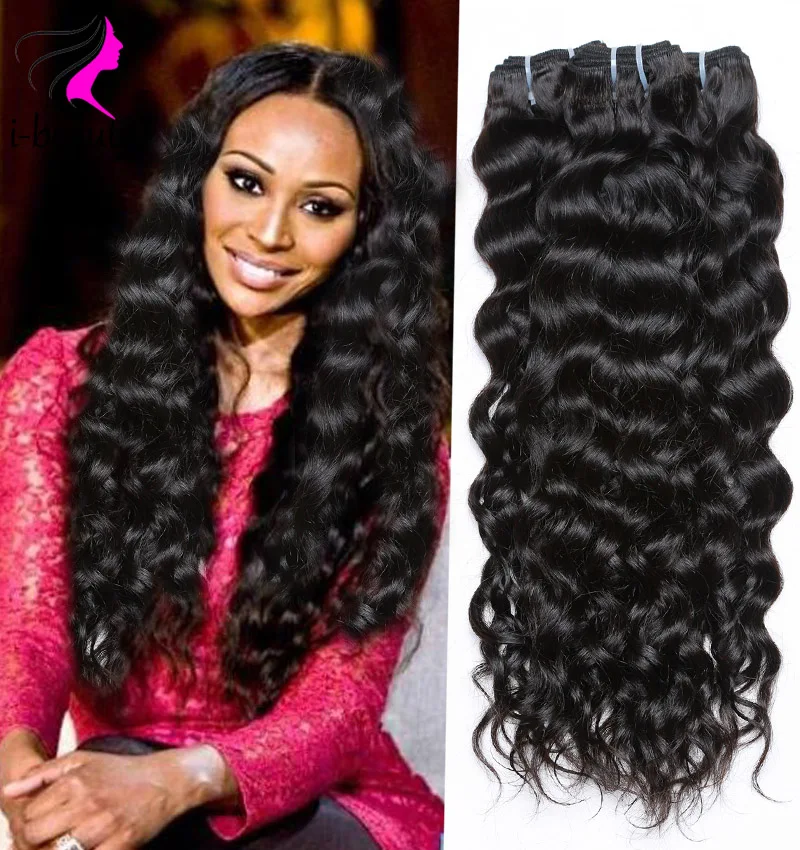 4 Bundles 7A Brazilian Virgin Hair Natural Wave Brazilian Hair Weave Bundles Brazilian Human Hair Curly Weave Human Hair Bundles