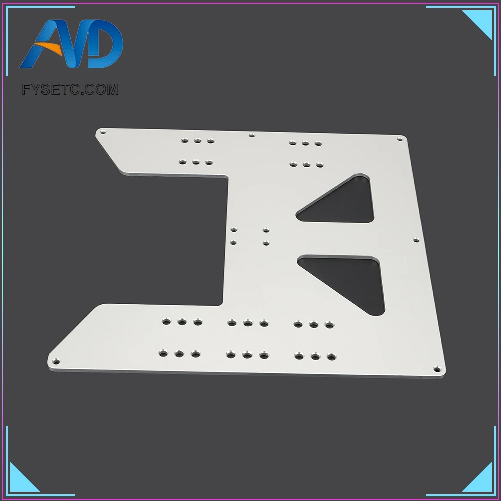 Обновленная Y образная алюминиевая анодированная пластина для 3D принтера Prusa I3 Anet