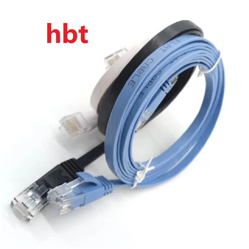 

hbt-Direct sales 6 flat cable 8P8C computer network cable 1/2 m