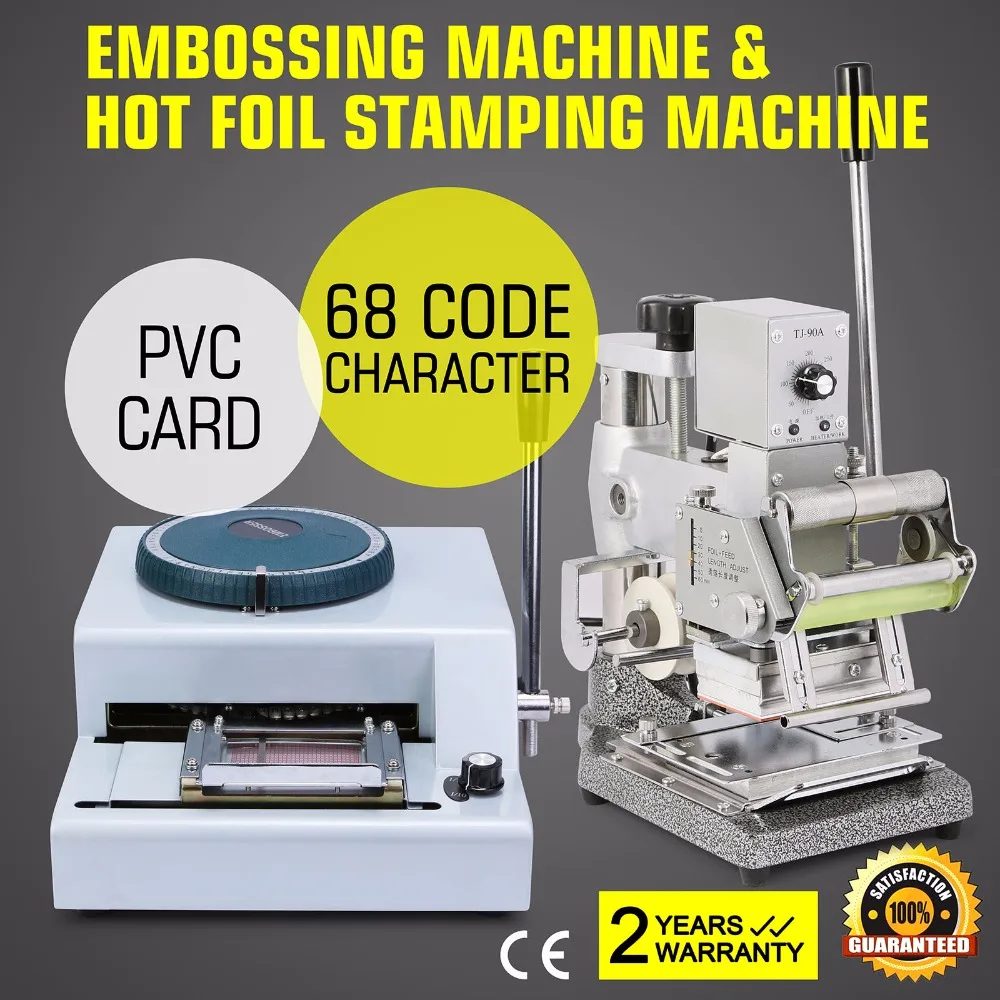 Updated Embossing Embosser & Hot Foil Stamping Tipper Machine PVC Card