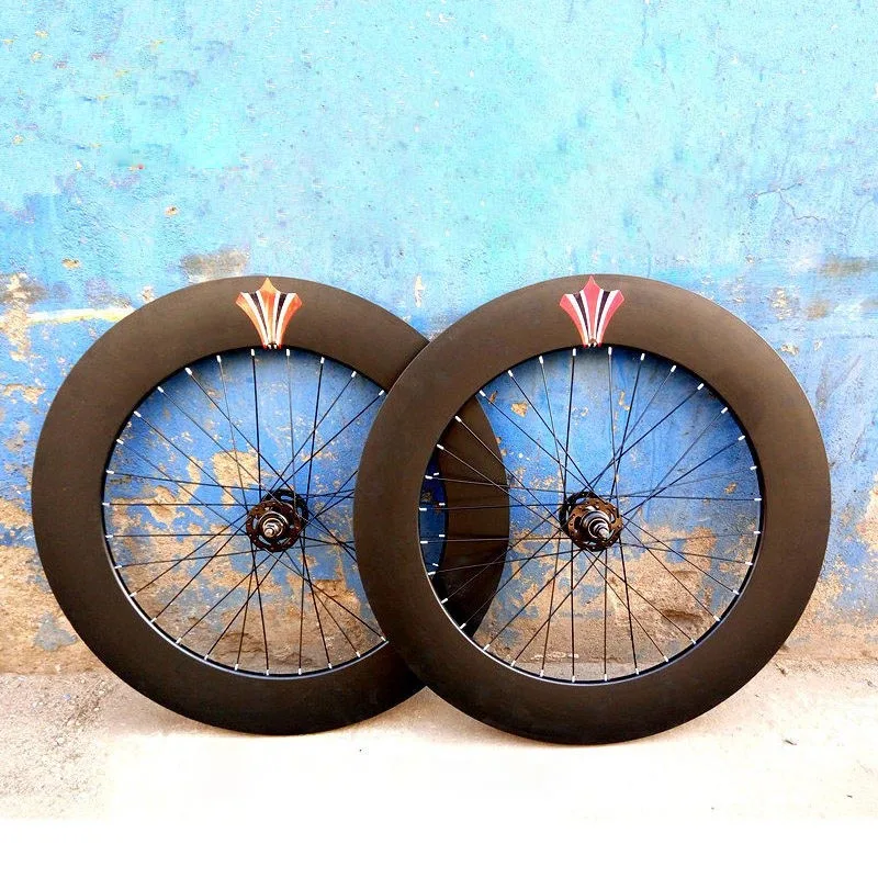 Fixed Gear Fixie 90mm Wheels Aluminum Alloy Wheelset Flip Flop Wheels Road Bike Wheelset Fixie Wheelset