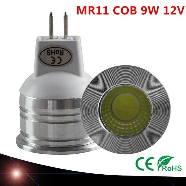 Светодиодная лампа MR11 9 Вт 12 В 10 шт.|energy saving|mr11 cobled bulb |