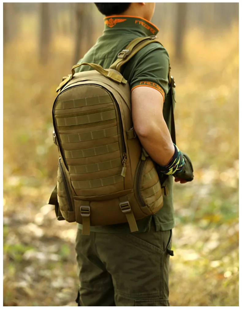 Bolsas de Desporto Tático Militar Mochila Acampamento Assalto Molle Montanhismo Caminhadas Camuflagem Caça Bolsa Xa369wd 35l 6 Mochilas escal.