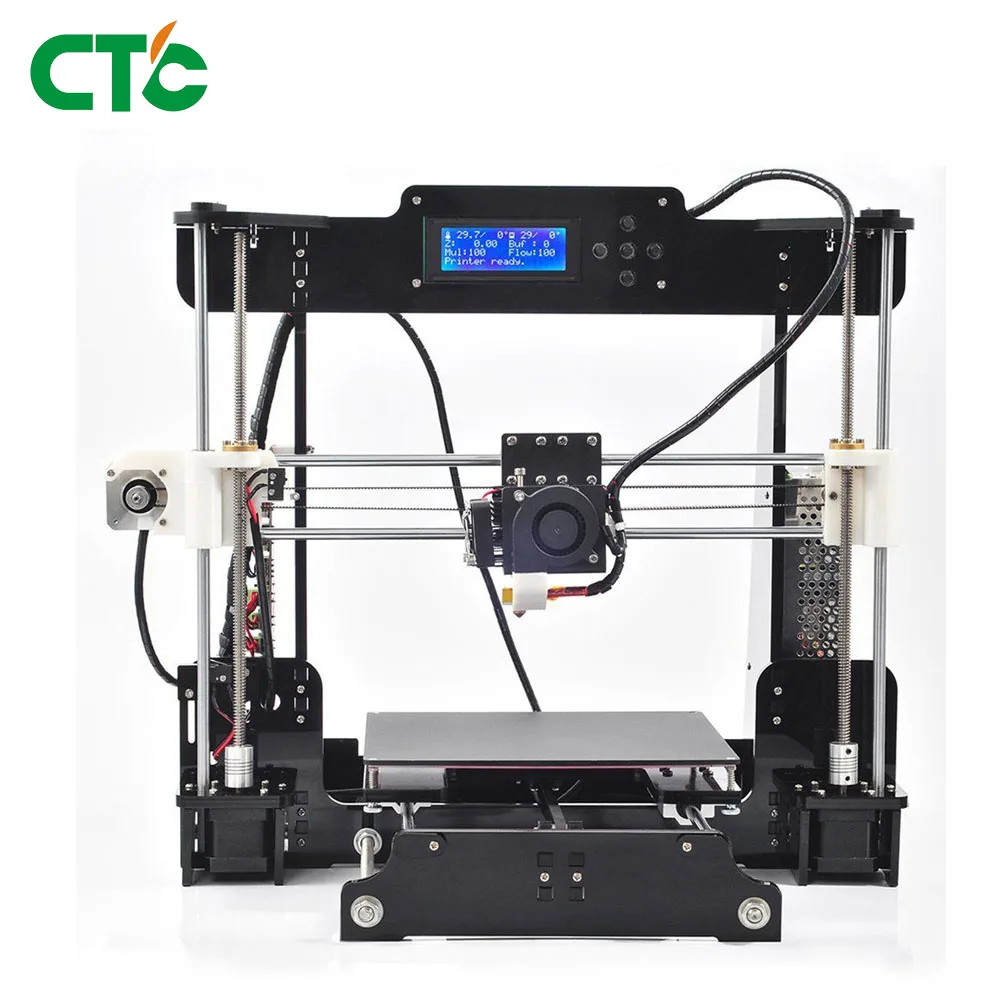

A8 3D Printer High Precision Reprap i3 5mm acrylic frame Resume Power Failure Printing for modeling & toys USA Stock