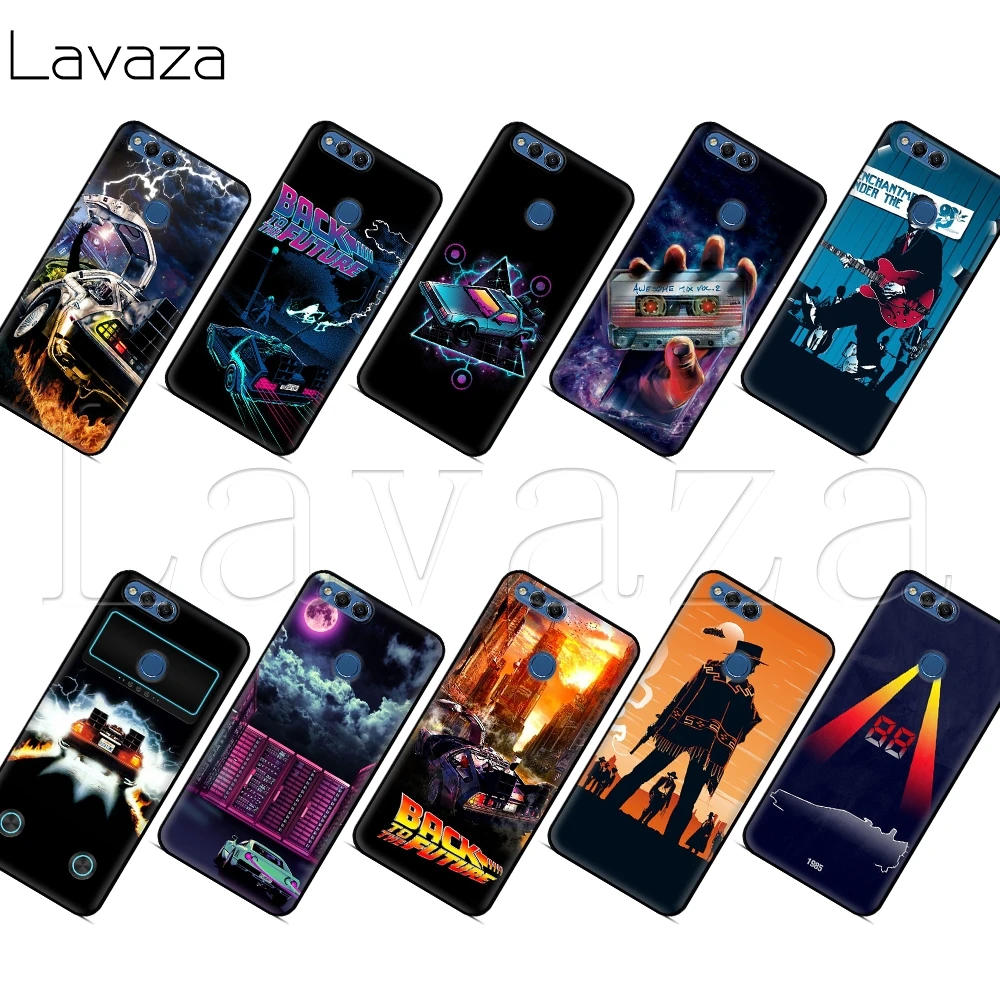 Lavaza Back to the Future DeLorean Time Machine Case for Honor Mate 10 20S 6A 7A 7C 7X 8A 8C 8X 9 P9 Lite Pro Y6 Y7 Y9 Prime | Мобильные