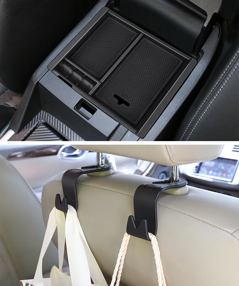 Us 16 24 Car Center Console Armrest Storage Box Organizer Holder Car Container Organizer Interior Accessories For Toyota Tacoma 2016 2018 In Stowing