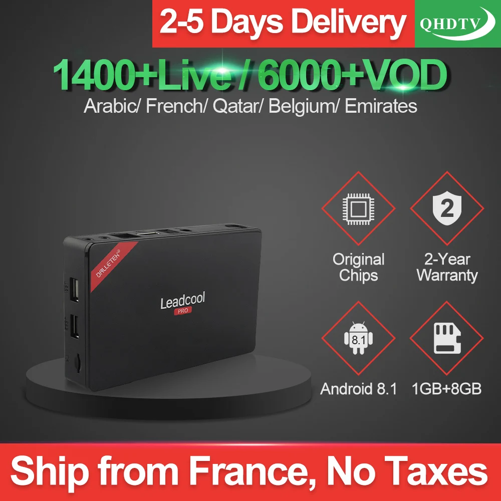 Leadcool Pro TV Box Iptv France Subscription Android 8.1 RK3229 With 1 Year QHDTV French Arabic Tunisia Italia Netherlands Ip Tv Leadcool Pro TV Box Iptv France Subscription Android 8.1 RK3229 With 1 Year QHDTV French Arabic Tunisia Italia Netherlands Ip Tv