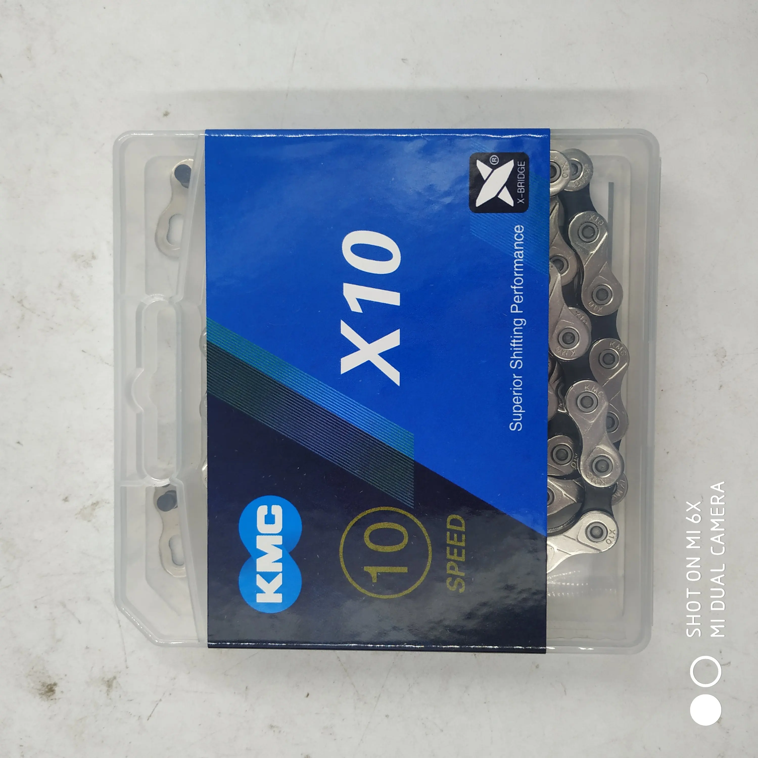 

KMC X10 X10.93 MTB Road Bike Chain 116L 10 Speed Bicycle Chain Magic Button