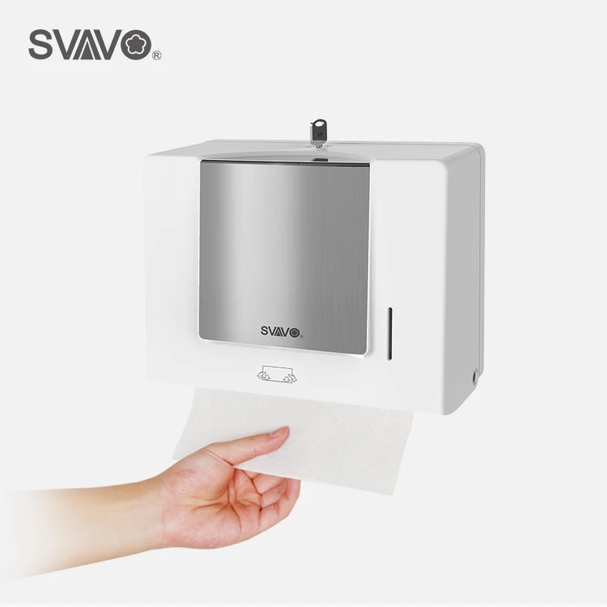 SVAVO Водонепроницаемый ABS настенный диспенсер для бумажных полотенец для кухни, ванной комнаты(VX786 - Цвет: Limitation Stainless